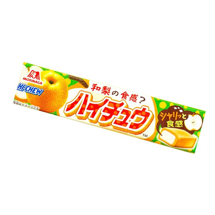 Morinaga Hi-Chew Chewy Candy - Japanese Pear Flavor, 12 Pieces