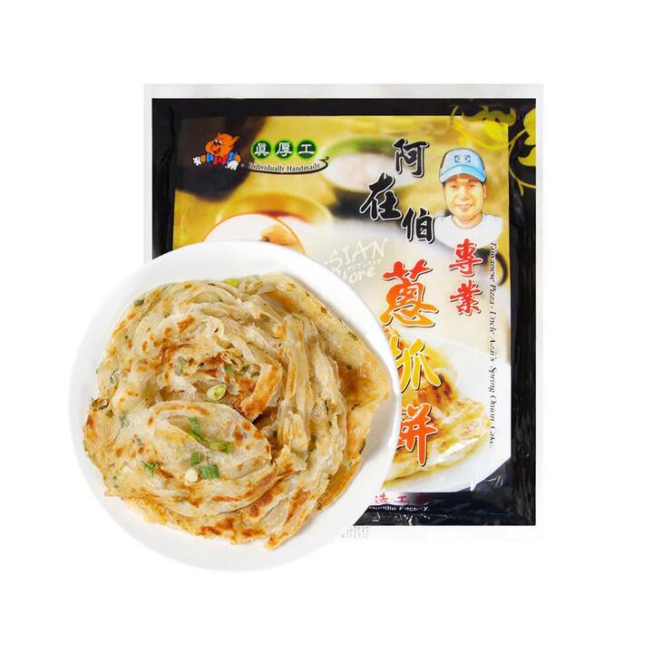 Azai Bo Handmade Scallion Pancakes - 136g x 5 Pieces