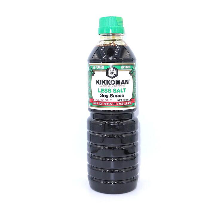 Kikkoman Less Salt Soy Sauce - 600ml
