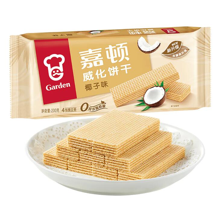 Garden Coconut Flavored Wafer Biscuits - 200g