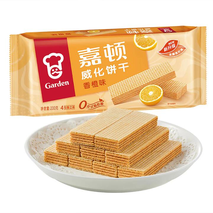 Garden Orange Flavor Wafer Biscuits - 200g