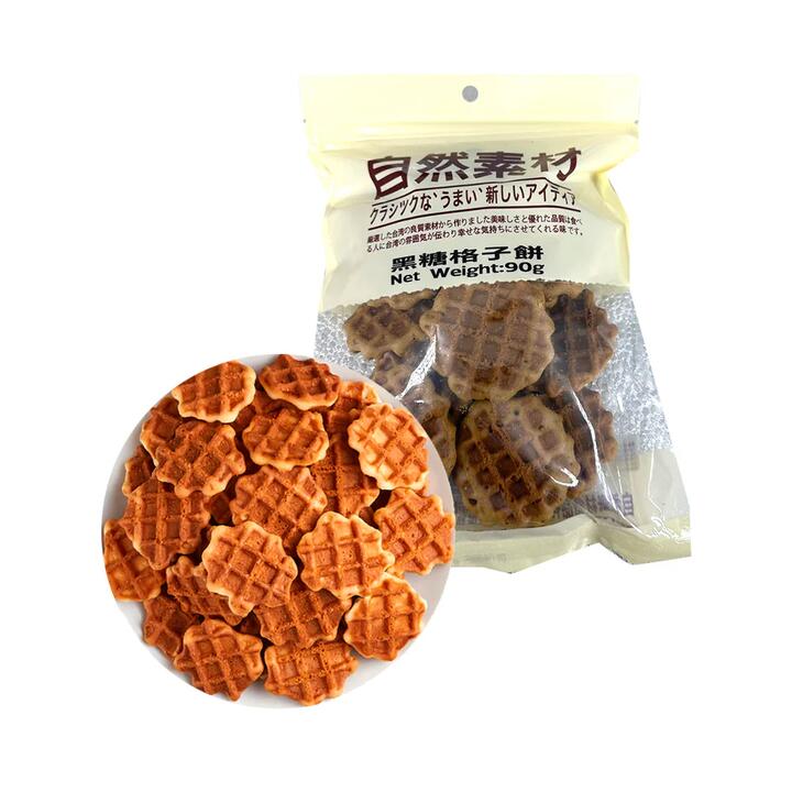 Natural Ingredients Brown Sugar Waffles - 90g