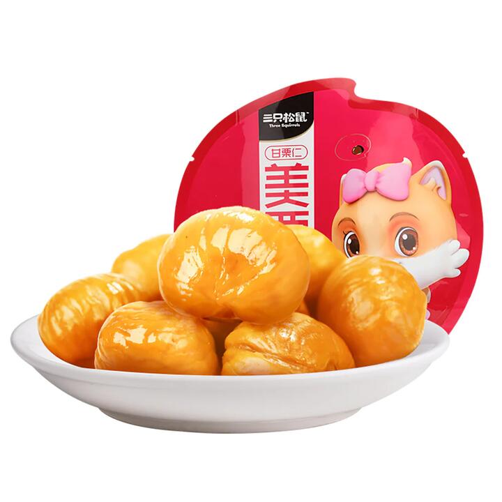 Three Squirrels Roasted Chestnuts - 100g