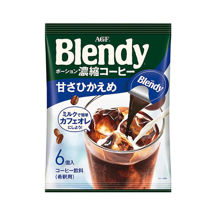 Blendy Coffee Liquid Capsules - Lightly Sweetened - 6 Pieces, 144g