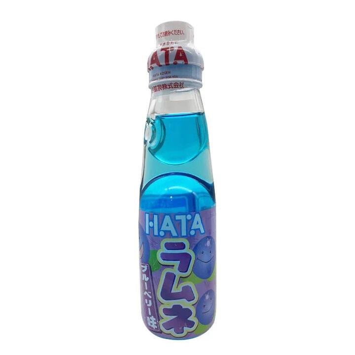 Hata Ramune Blueberry Flavor Soda - 200ml