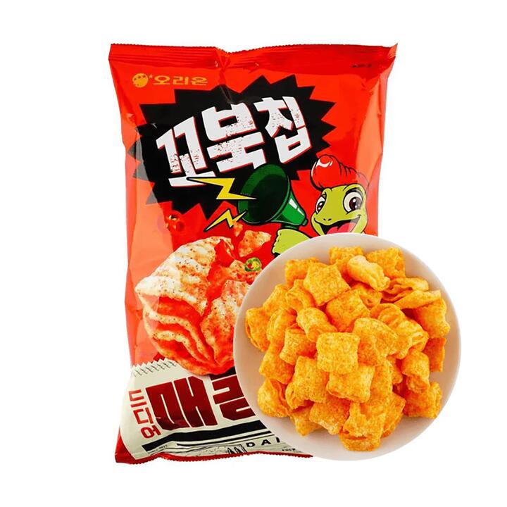 Orion Turtle Chips Spicy Flavor - 160g