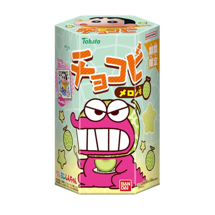 Tohato Crayon Shin-chan Star Biscuits Melon Flavor - 18g