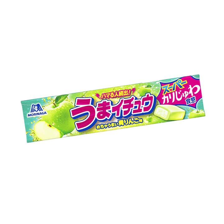 Morinaga Hi-Chew Green Apple Flavor Chewy Candy - 12 Pieces