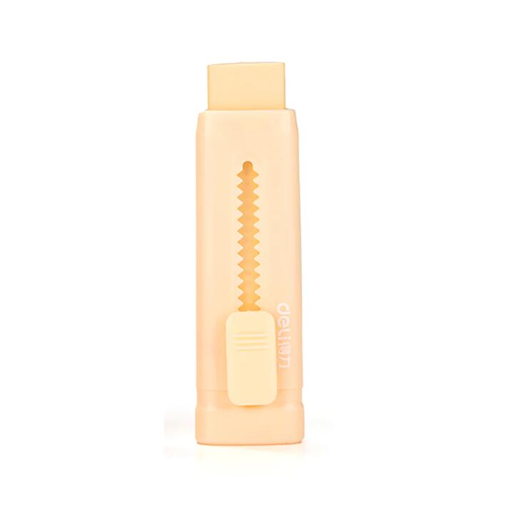Deli Push-Pull Eraser - Purple