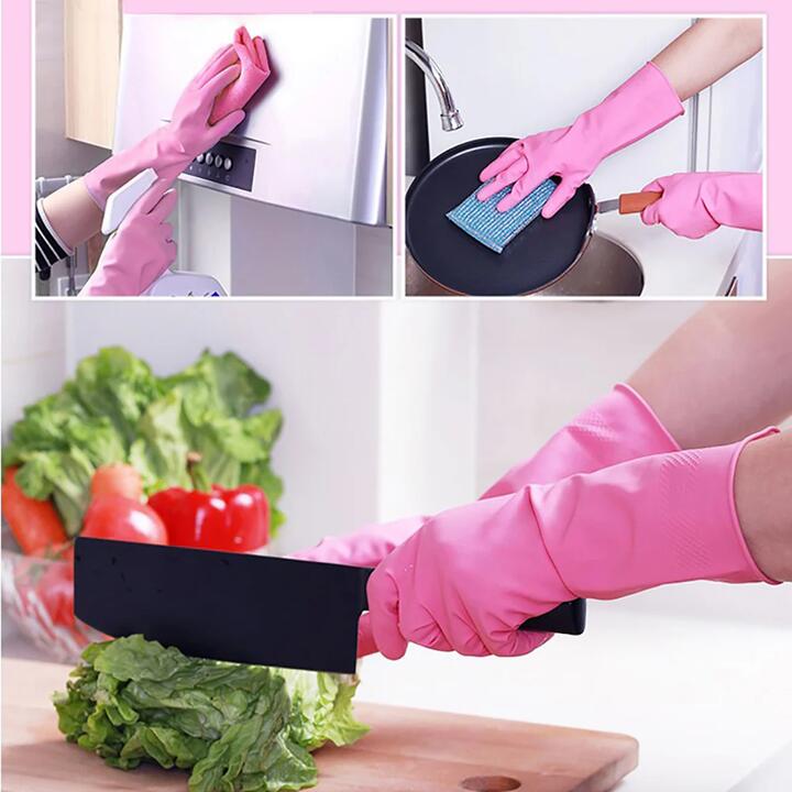 Violet Nitrile Protective Gloves - Size M
