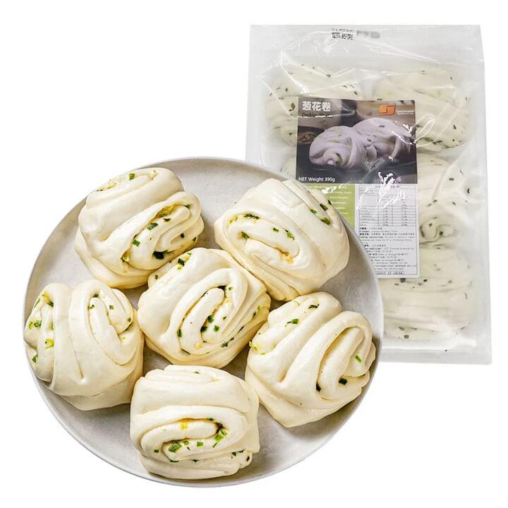 Faji Frozen Scallion Rolls - 6 Pieces, 390g