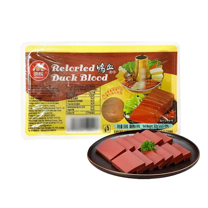 Minghui Retorted Duck Blood - Original Flavor, 300g