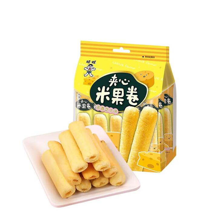 Want Want Cheese Flavored Rice Rolls - 180g