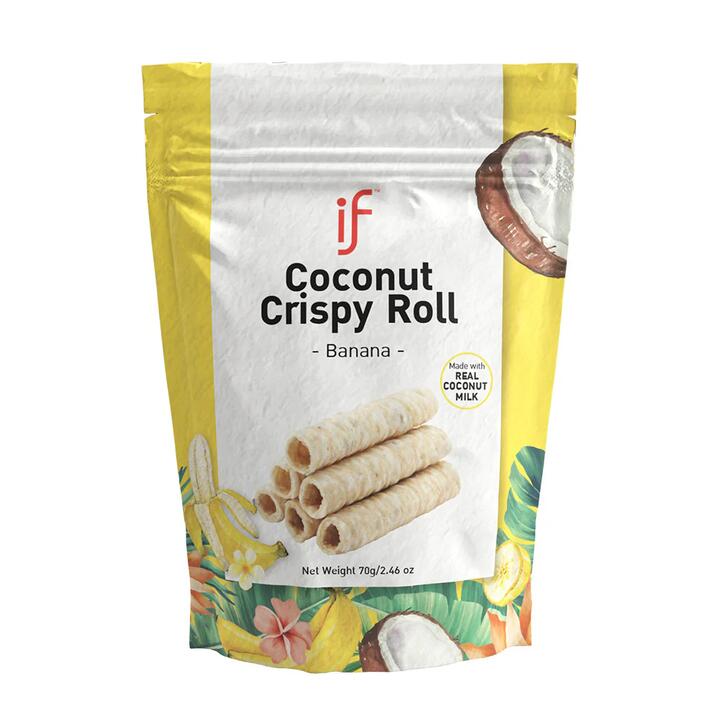 IF Coconut Crispy Roll - Banana Flavor - 70g