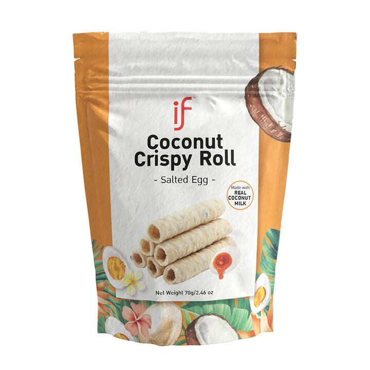 IF Coconut Crispy Roll - Salted Egg Flavor 70g
