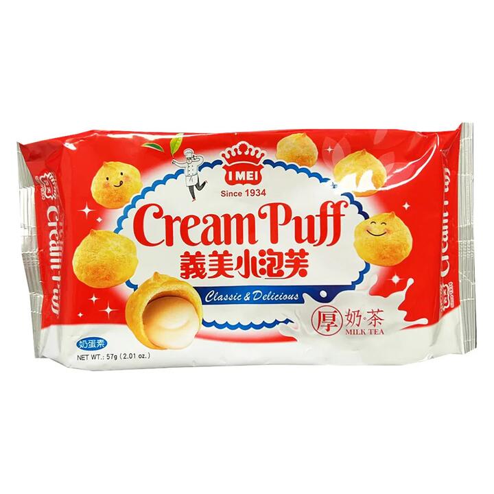 I Mei Cream Puff Milk Tea Flavor - 57g