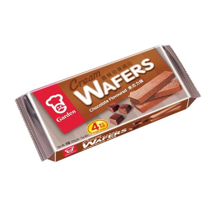 Garden Chocolate Flavoured Cream Wafers - 200g