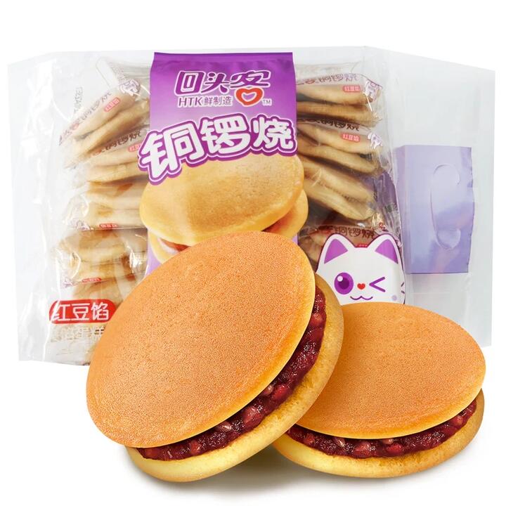 Huitouke Dorayaki with Red Bean Filling - 18 Pieces, 288g