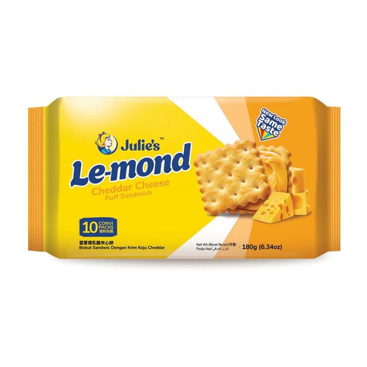Julie's Le-mond Cheddar Cheese Puff Sandwich - 180g