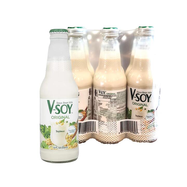 V-Soy Original Soy Milk - 300ml, Pack of 6