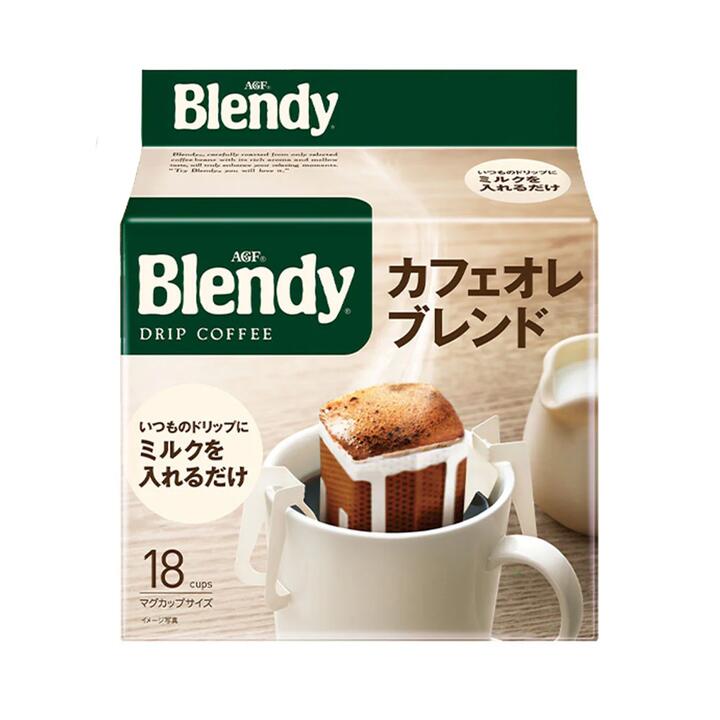 AGF Blendy Drip Coffee Latte - 18 Bags, 126g