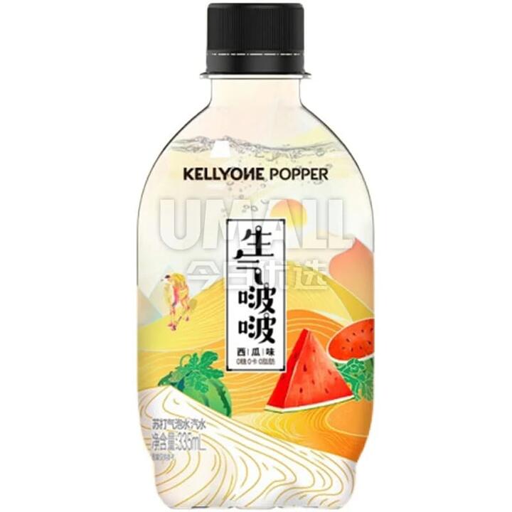 Kellyone Popper Sparkling Watermelon Soda - 335ml