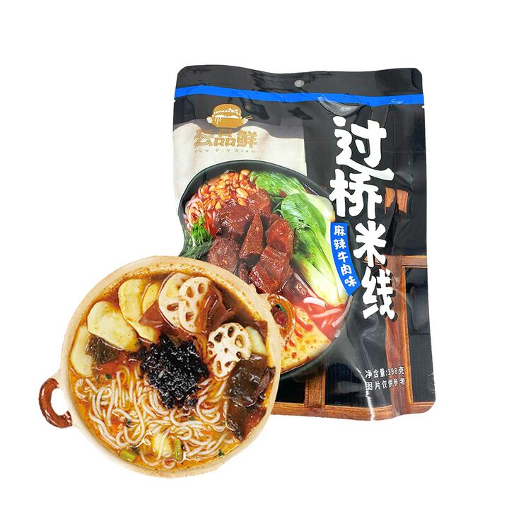 Yun Pin Xian Spicy Beef Flavor Crossing Bridge Rice Noodles - 198g