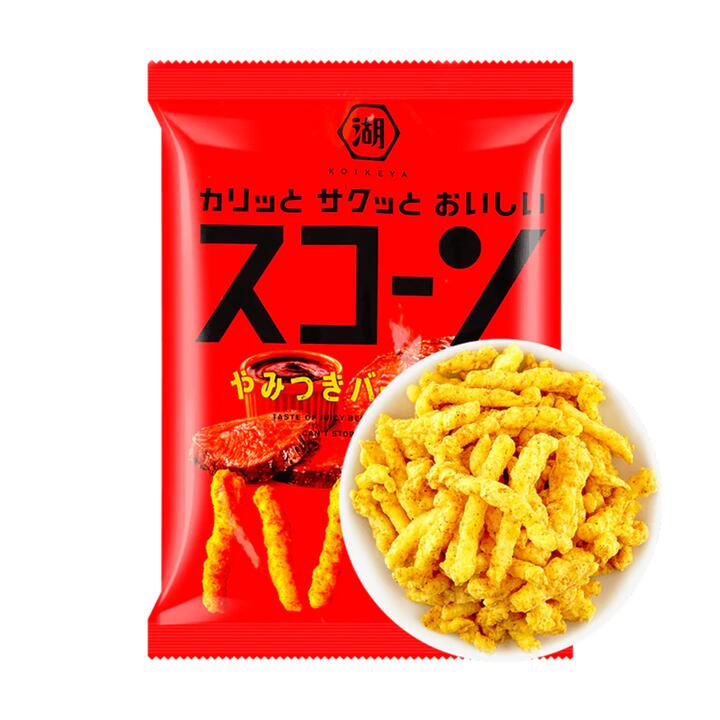 Koikeya Corn Sticks - Grilled Beef Flavor 78g