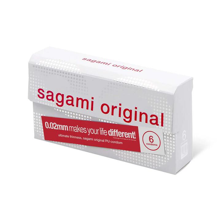Sagami Original 0.02mm Ultra-Thin Condoms - 6 Pieces