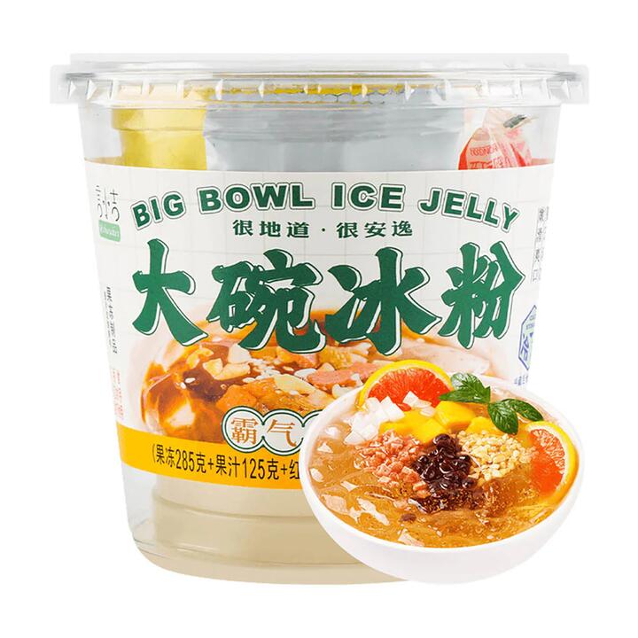Yishoukei Big Bowl Ice Jelly - Pineapple Flavor, 450g