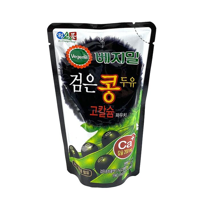 Vegemil Black Bean High Calcium Soy Milk Pouch - 190ml