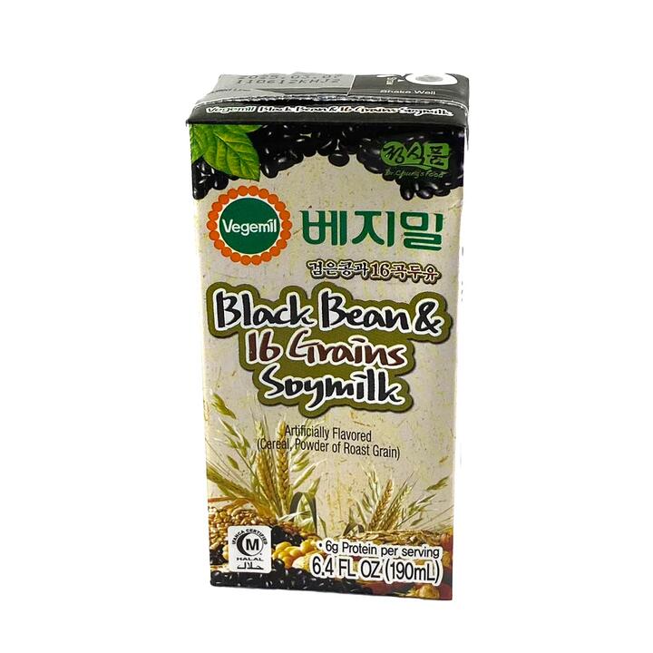 Vegemil Black Bean & 16 Grains Soymilk - 190ml