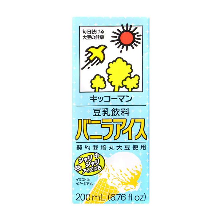 Kikkoman Vanilla Soy Milk Ice - 200ml