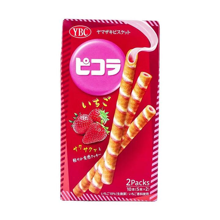 YBC Picola Strawberry Flavored Wafer Rolls - 49g