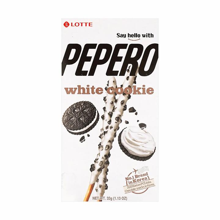 Lotte Pepero White Cookie Sticks - 32g