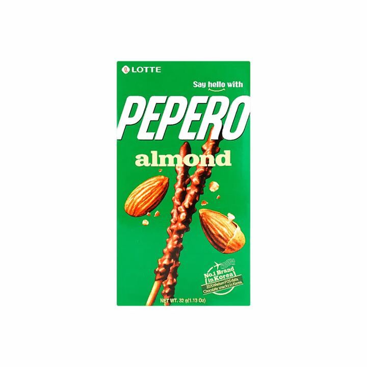 Lotte Pepero Almond Chocolate Sticks - 32g