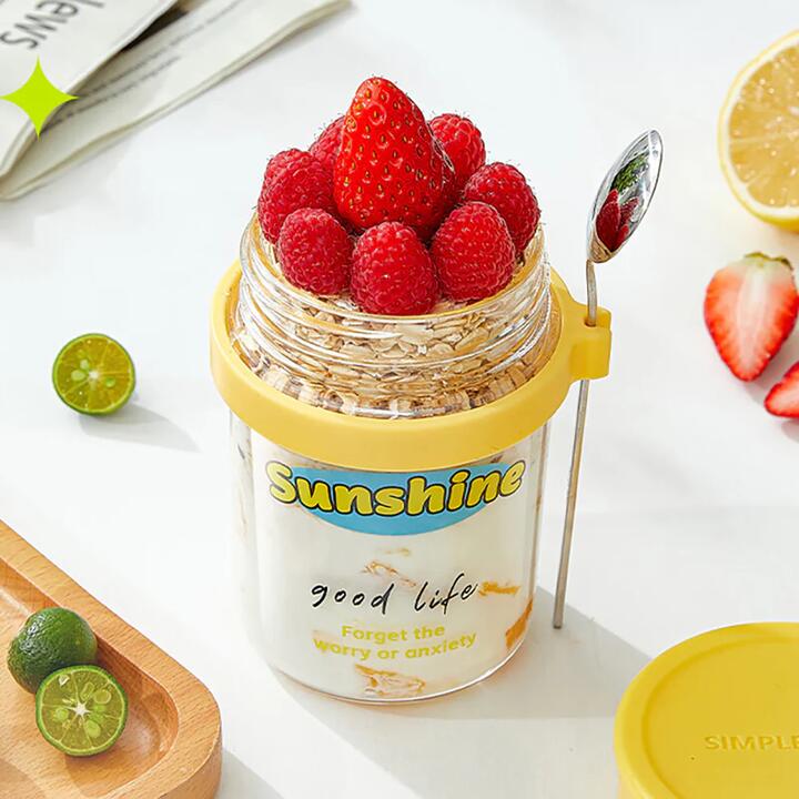 Modern SweetHome Oatmeal Cup Yellow 350ml