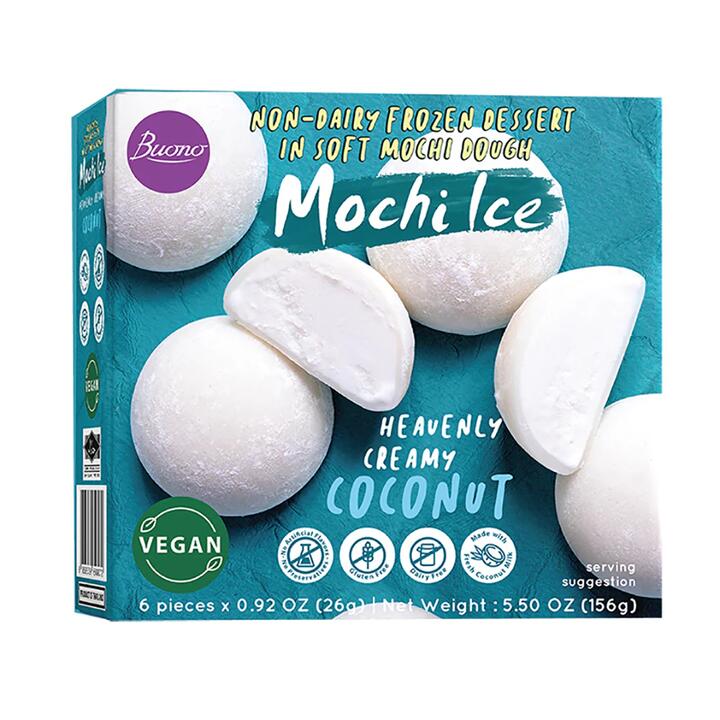 Buono Mochi Ice Cream Coconut Flavor 6pcs 156g