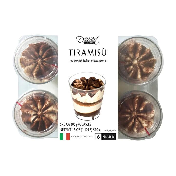 Italian Tiramisu Dessert - 6 x 85g