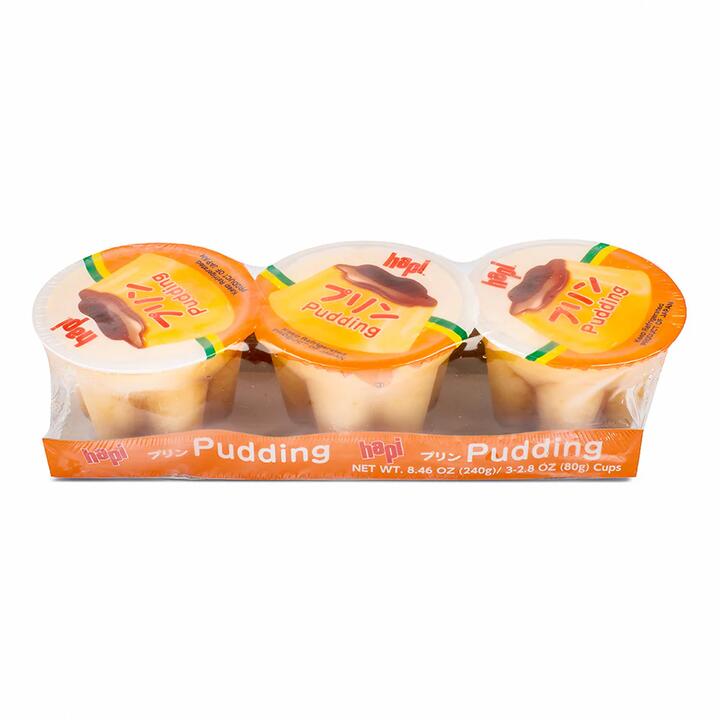 Hapi Japanese Pudding Jelly - 3pcs, 240g