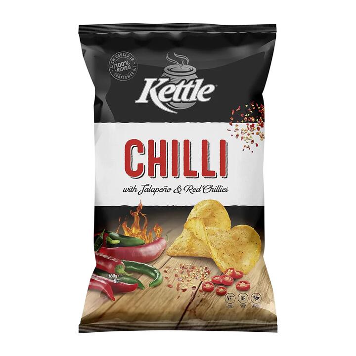 Kettle Chilli Potato Chips - 650g