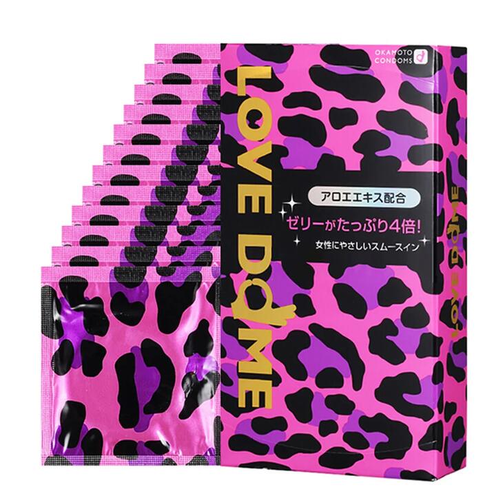 Okamoto Leopard Print Ultra-Thin Condoms - 12 Pieces