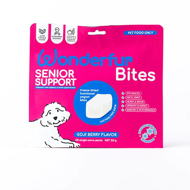 Wonderfur Senior Dog Probiotic Freeze-Dried Bites - 50g