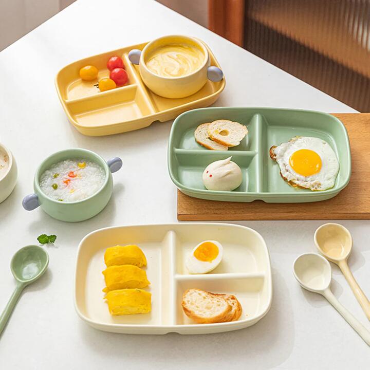 Modern SweetHome Colorful Breakfast Set - Milk White Series