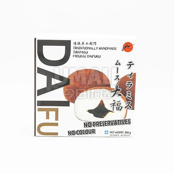 Jun Frozen Tiramisu Mousse Daifuku - 4 Pieces, 200g