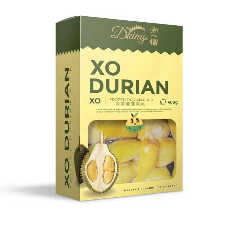Dking XO Durian Frozen Pulp - 400g