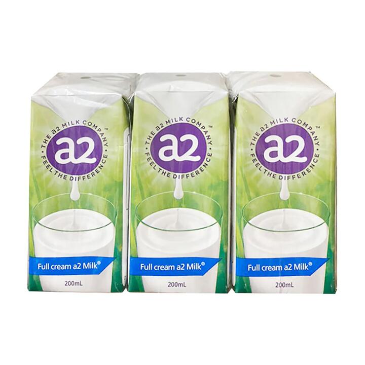 a2 Full Cream Milk 200mL - UHT Long-Life