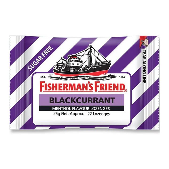 Fisherman's Friend Sugar-Free Blackcurrant Lozenges - 25g