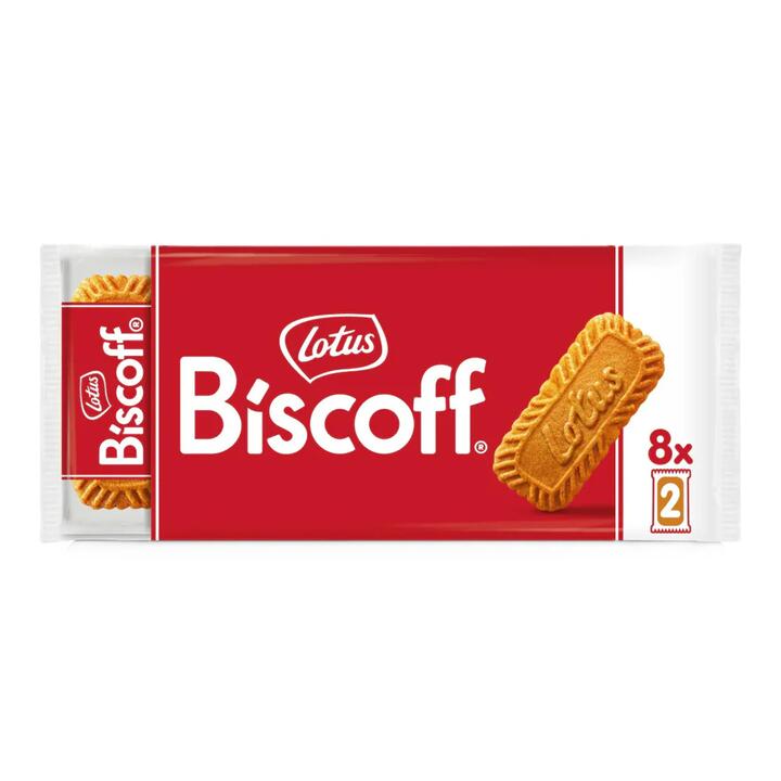 Lotus Biscoff Classic Biscuits - 8 Packs, 124g