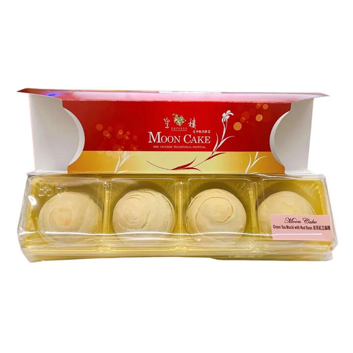 Isabelle Green Tea Mochi with Red Bean - 4 Pieces, 172g